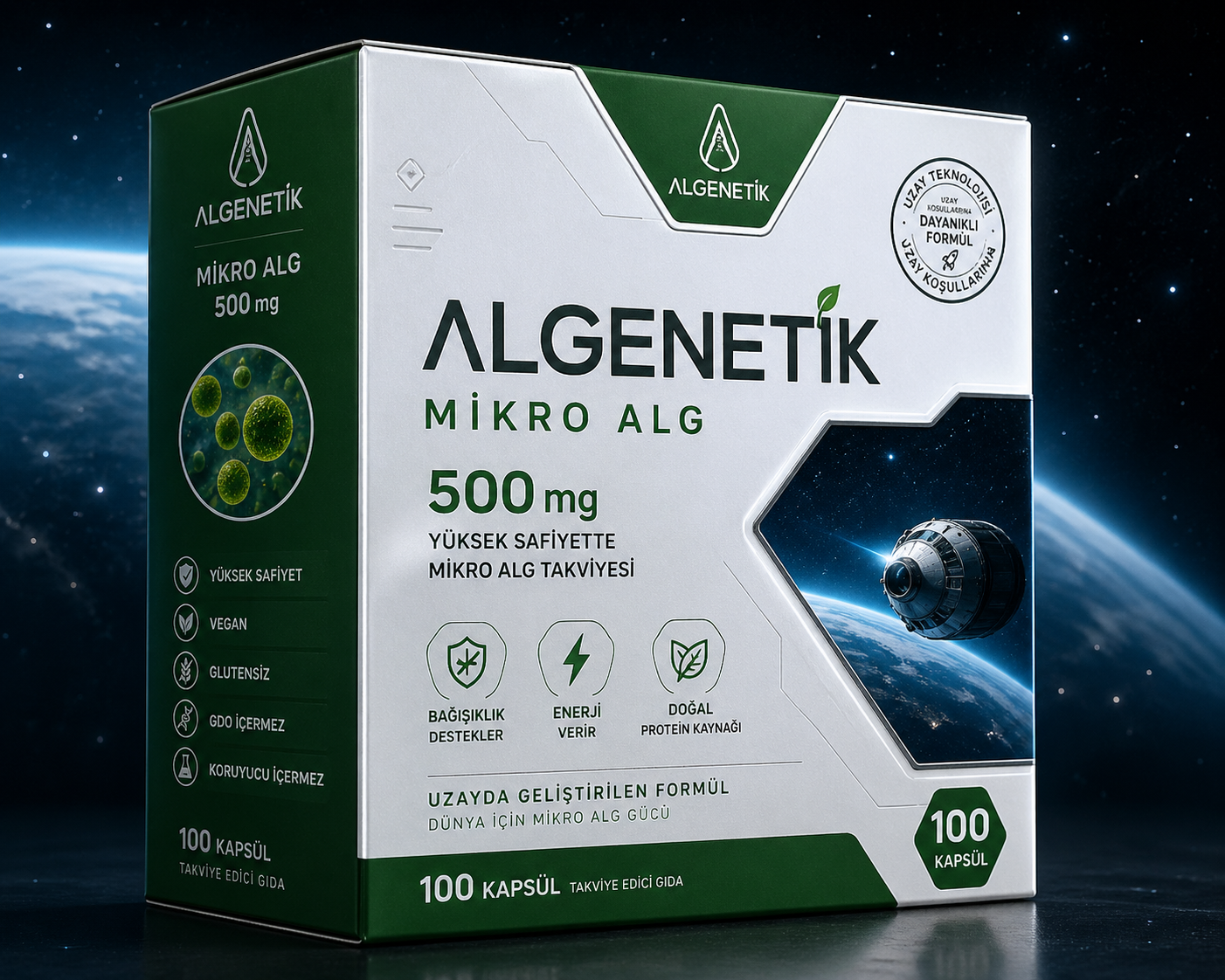 Algenetik Spirulina Tablet Premium